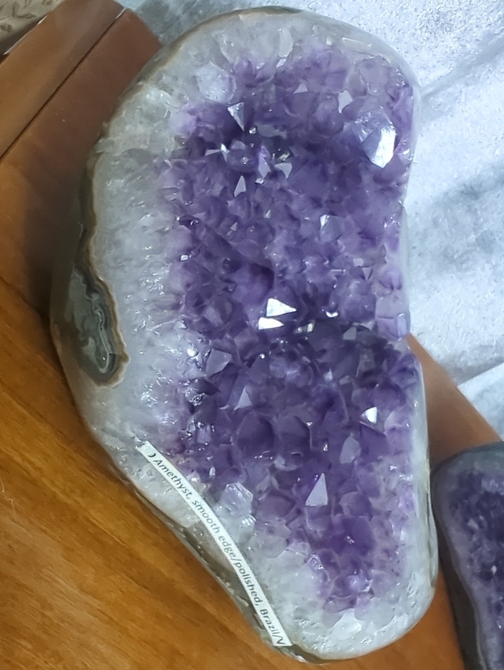Amethyst crystal  mineral